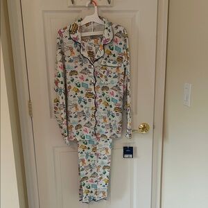 NWT xs roller rabbit x target long sleeve pajamas